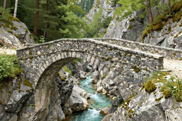 18th-century bridge built by Baron Žiga Zois