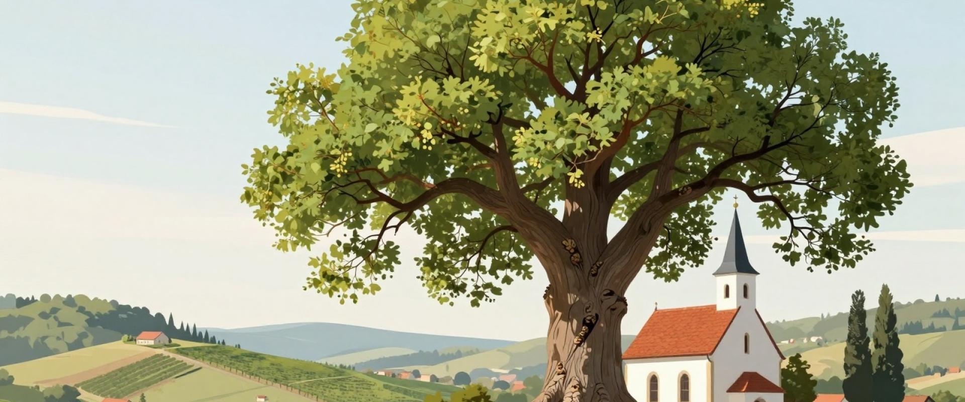400-year-old linden tree (on Trška Gora Hill)