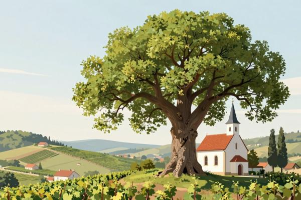 400-year-old linden tree (on Trška Gora Hill)