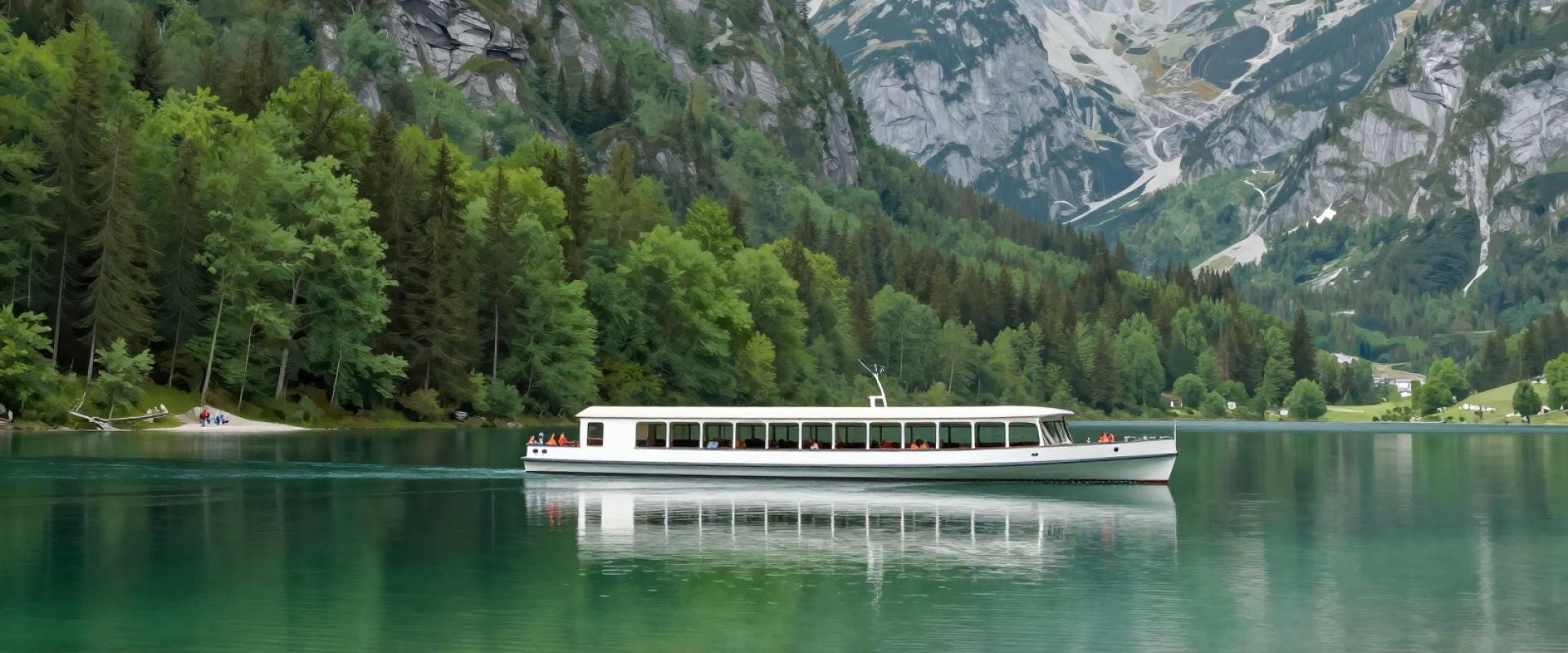Boat ride across Lake Bohinj