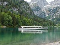 Boat ride across Lake Bohinj