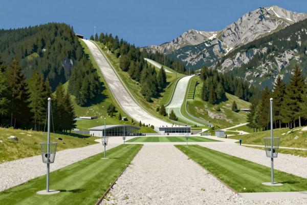 Disc golf park
