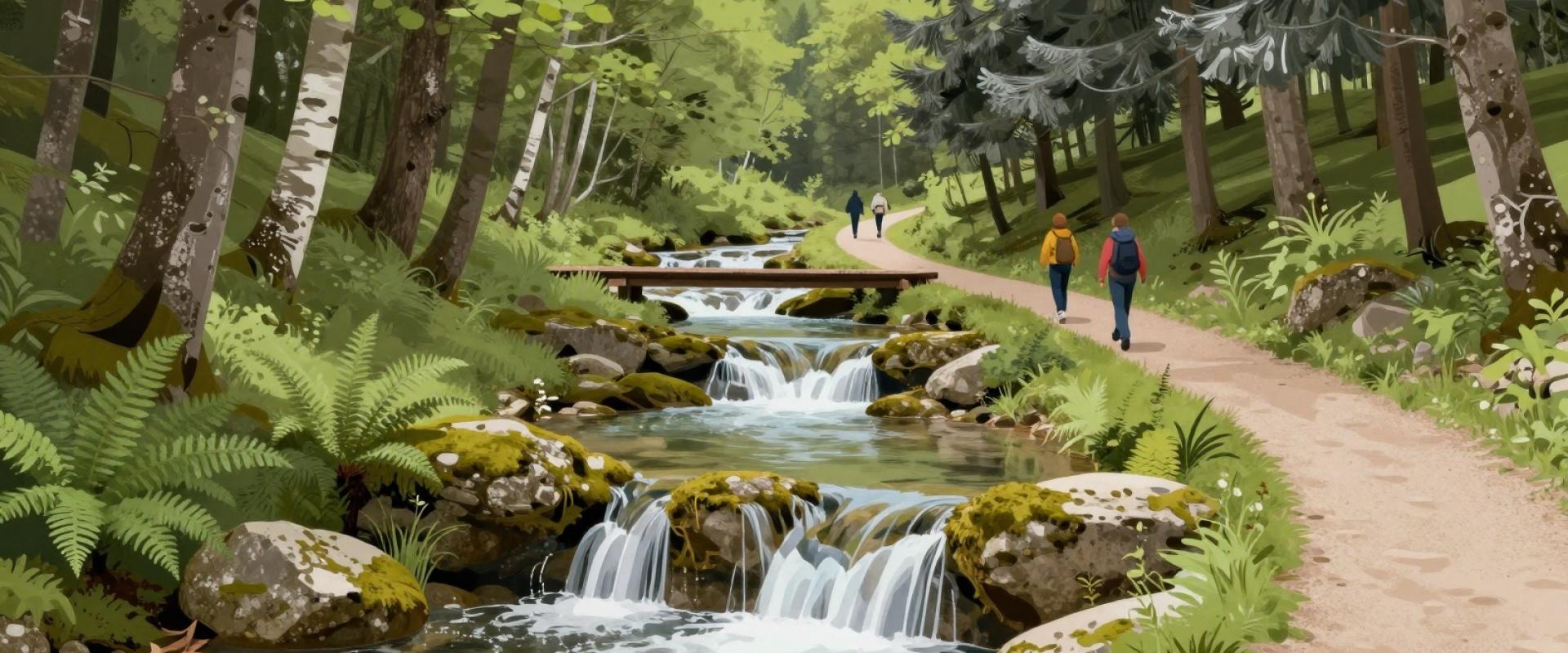 Divji Potok Creek Circular Hiking Trail
