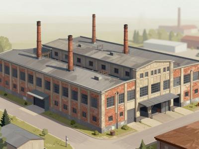 AI-generated illustration of Gorenjka chocolate factory