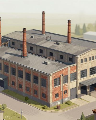 AI-generated illustration of Gorenjka chocolate factory