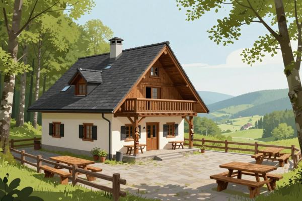 Gospodična Mountain Hut and Gospodična Spring