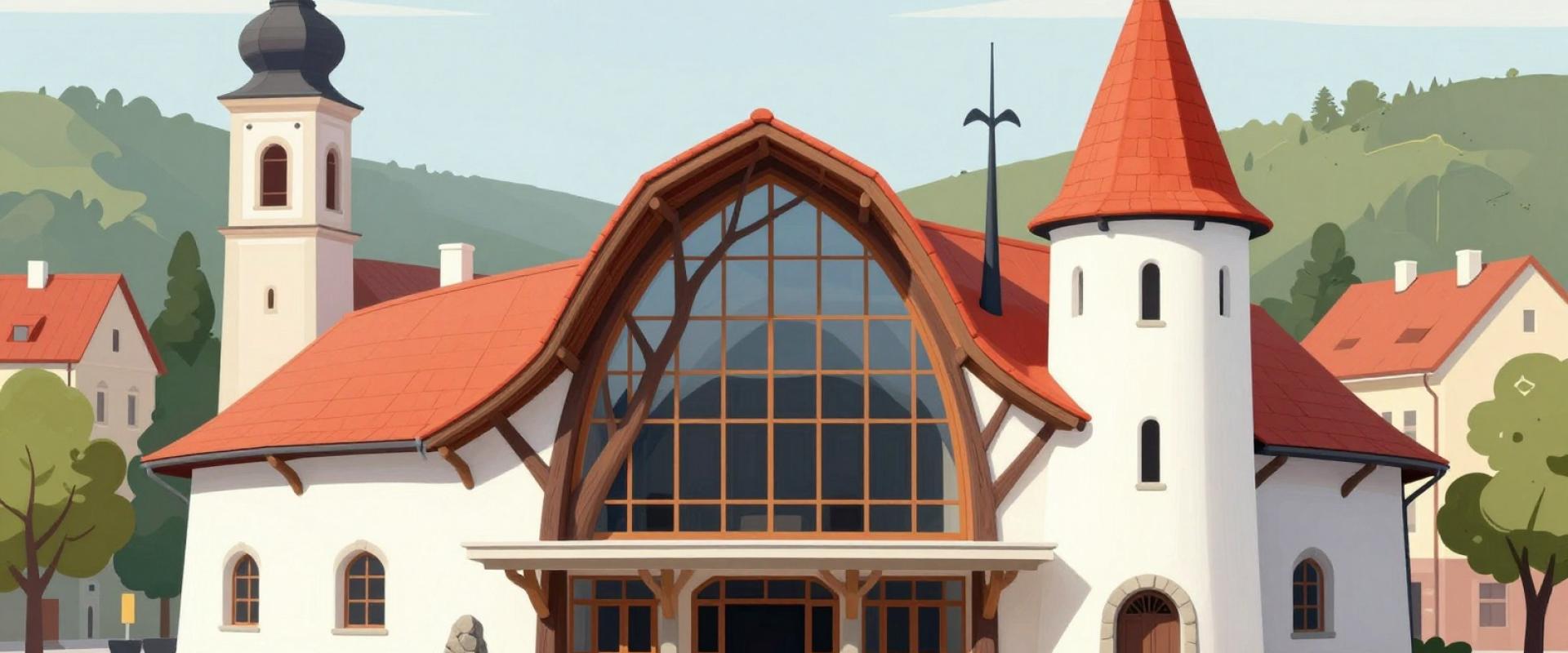 Lendava Cultural Center and St. Catherine's Church