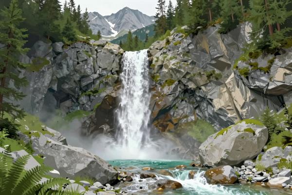Martuljek Waterfalls