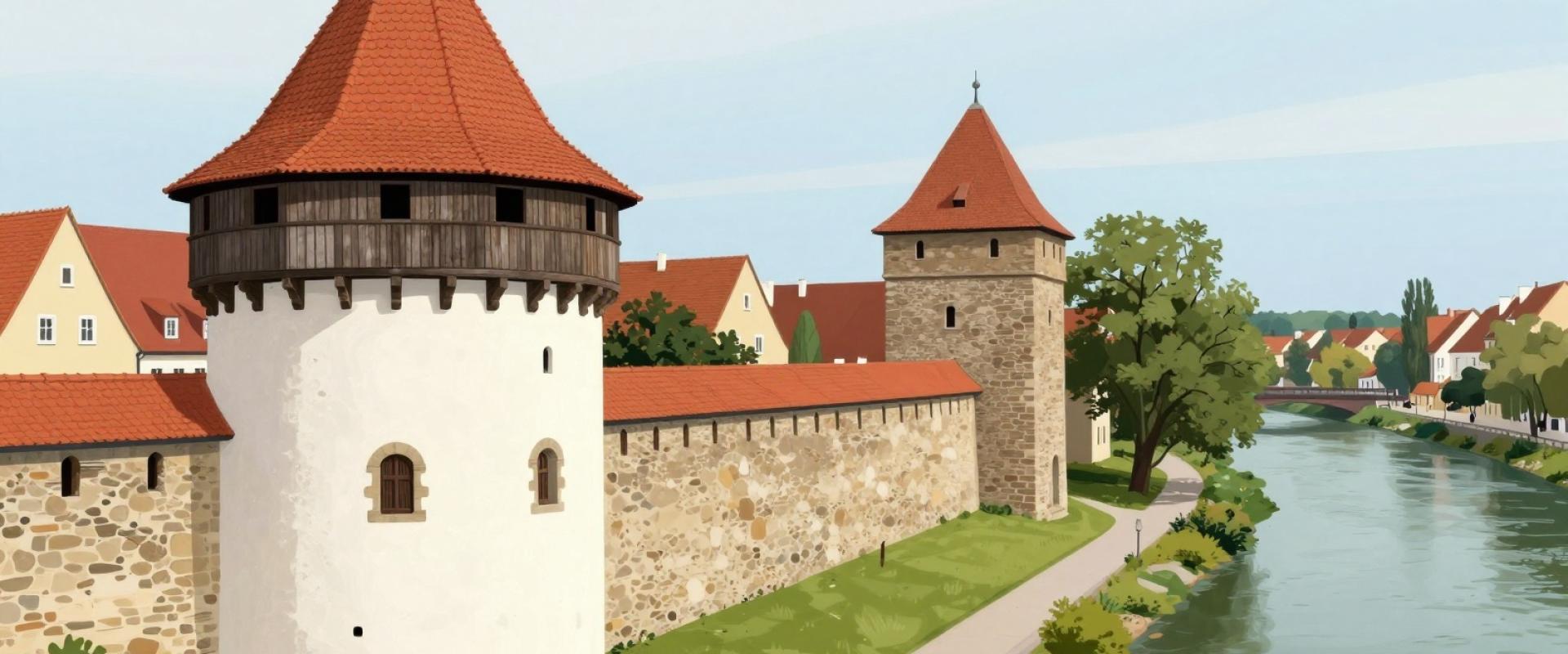 Medieval City Walls Of Maribor