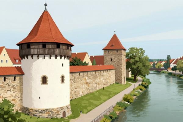 Medieval City Walls Of Maribor