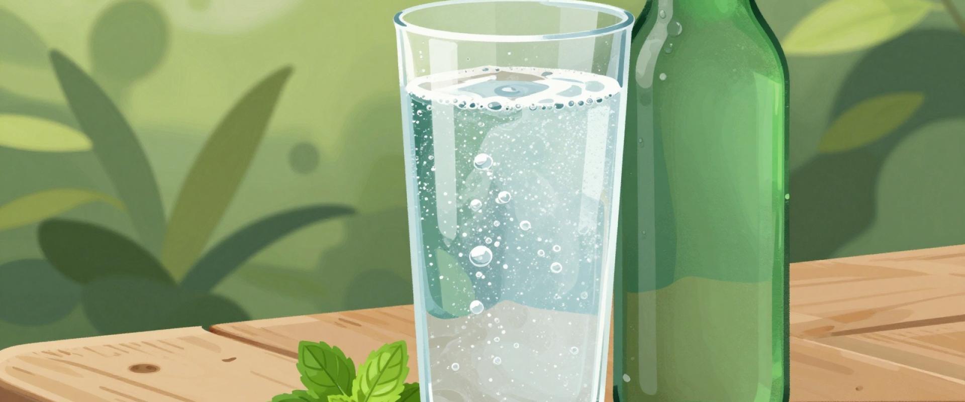 Radenci's mineral water (three hearts label)