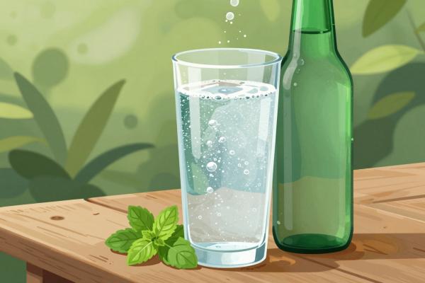 Radenci's mineral water (three hearts label)