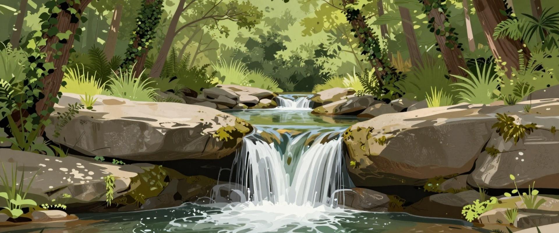 Škrline waterfalls