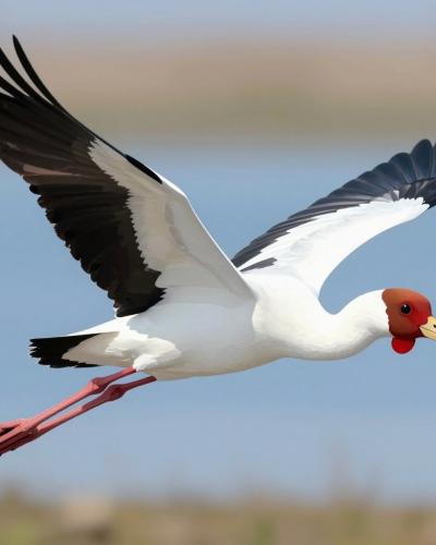 AI-generated illustration of Stork Flight