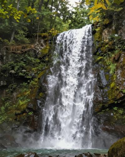 AI-generated illustration of Šumik Waterfall Trail