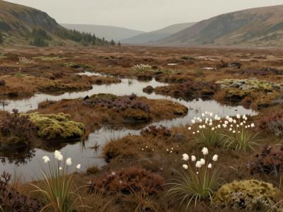 AI-generated illustration of Swamps and Marshes of Pokljuka