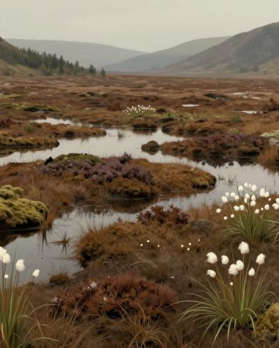 AI-generated illustration of Swamps and Marshes of Pokljuka