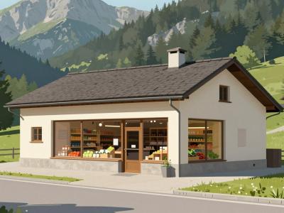 AI-generated illustration of Trgovina Krpan