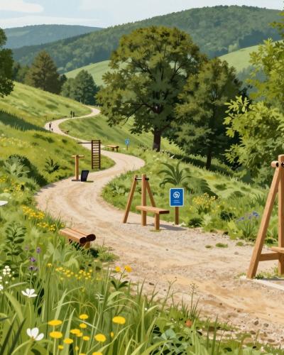AI-generated illustration of Trim Trail Čreta