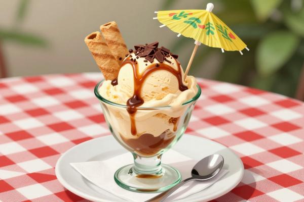 Vanilla Ice Cream With Pumpkin Seed Oil