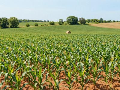AI-generated illustration of Vast Corn Fields