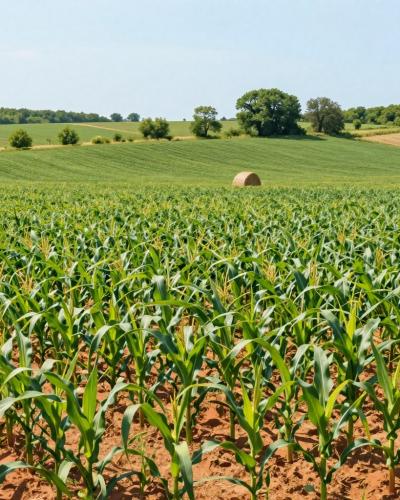 AI-generated illustration of Vast Corn Fields