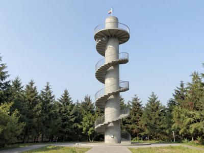 AI-generated illustration of Viewing Tower in Gonjače