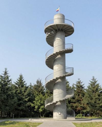 AI-generated illustration of Viewing Tower in Gonjače
