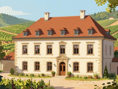 AI-generated illustration of Zlati Grič Winery