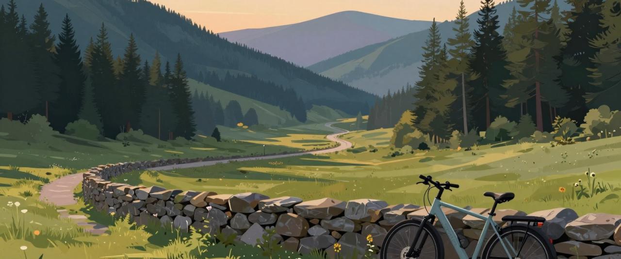 Illustrative header image for E-Biking Through the Vinodol Valley