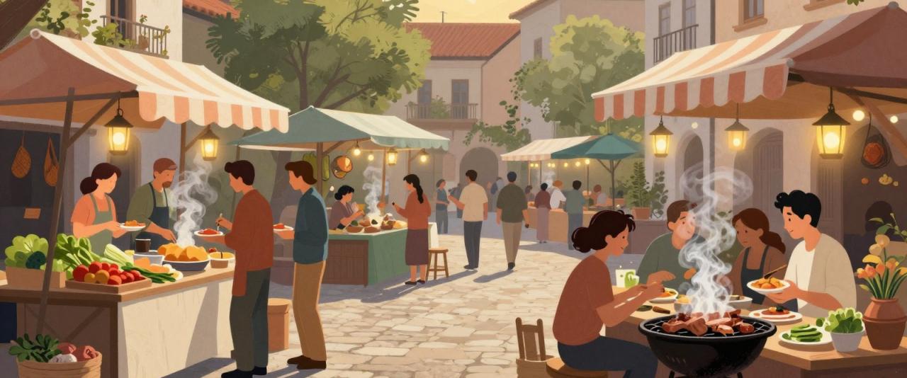 Illustrative header image for Ljubljana’s Spring Street Food Festival