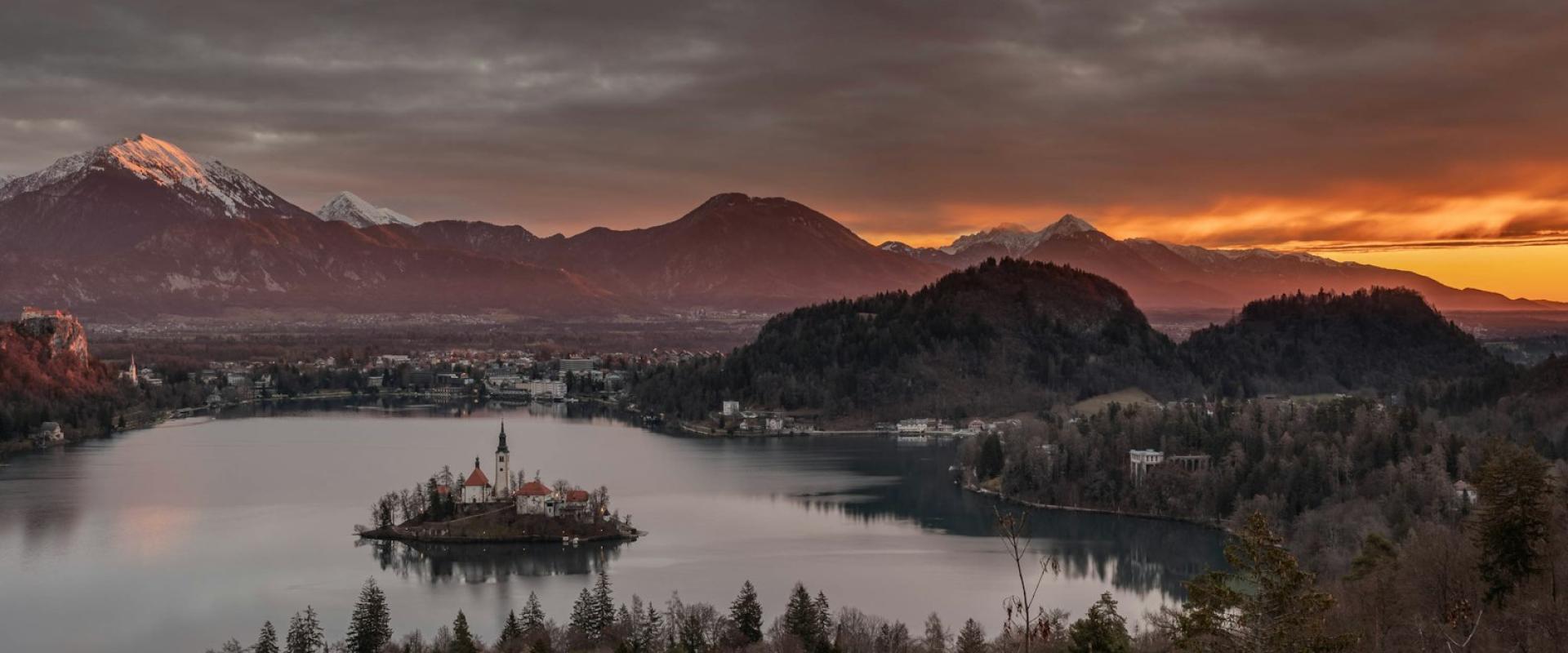 Lake Bled at Sunrise