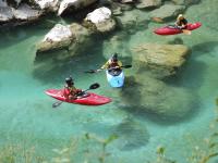Summer Kayaking on Emerald Rivers