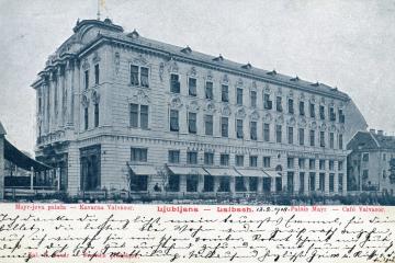 Postcard of Ljubljana Central Pharmacy 1908