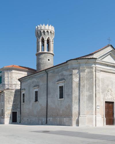 Piran Marije Zdravja sv Klementa lighthouse