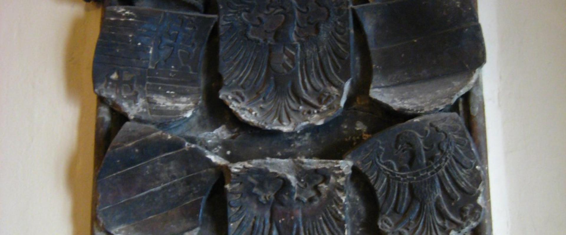 Town hall of Ljubljana - the Gothic plaque