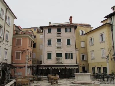 Piran, old pharmacy at the 1st of May Square