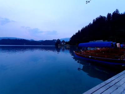 Bled Castle and Pletna Boats, Mlino Bled