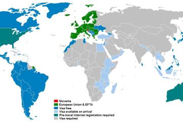 Visa requirements for slovenian citizens