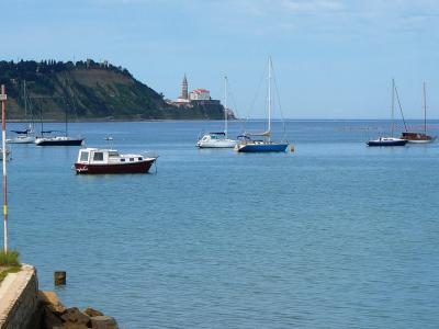 Piran, view from Nature park Strunjan, Slovenia