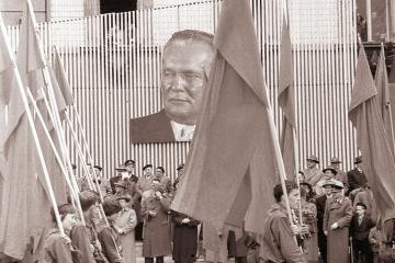 Prvomajski sprevod v Ljubljani 1960 (1)