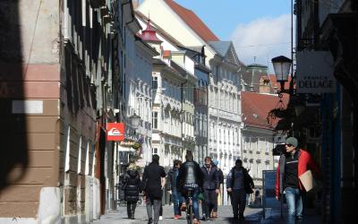 Mestni trg in Ljubljana old town