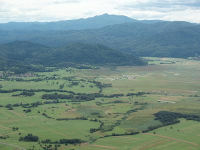 Intermittent Lake Cerknica and its plain