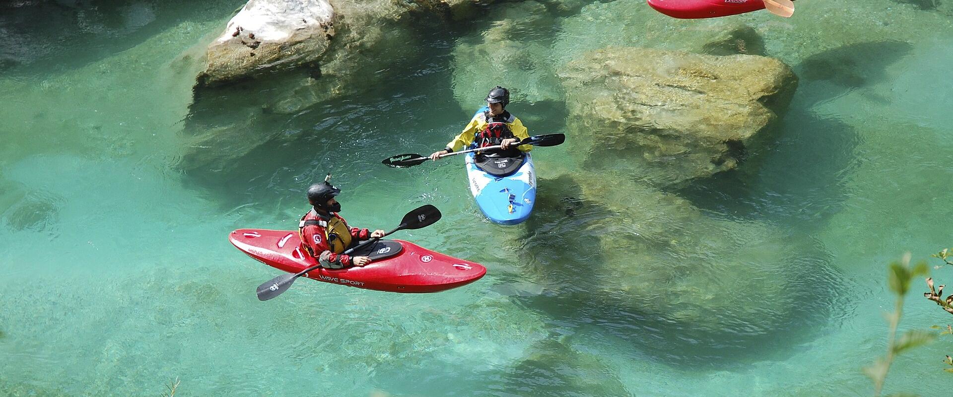 Summer Kayaking on Emerald Rivers