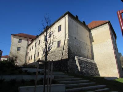 The walls of Metlika Castle