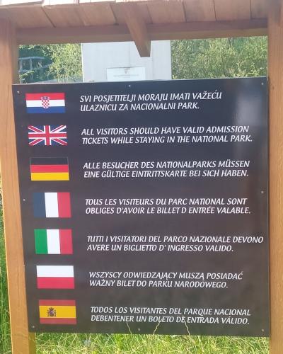 Natpis Plitvice