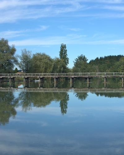 Loke (wooden bridge across Krka river)