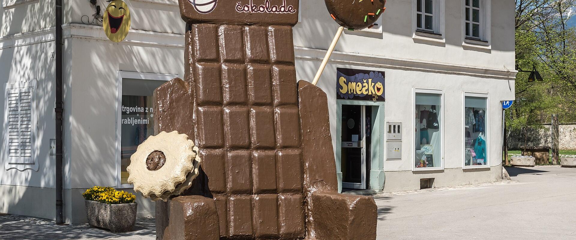 Radovljica Gorenjska cesta festival čokolade Schokoladenthron 10042017 7449