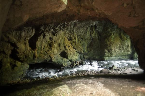 Underground river passages