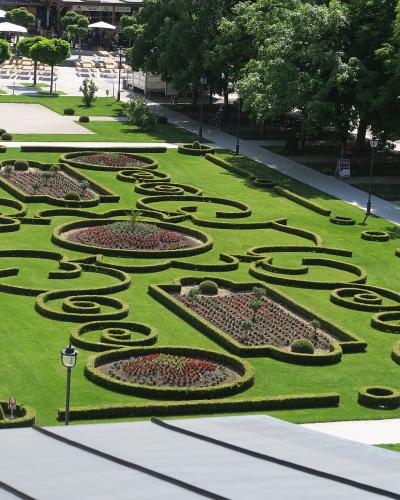 The formal spa park of Rogaška Slatina, home of the Donat Mg spring